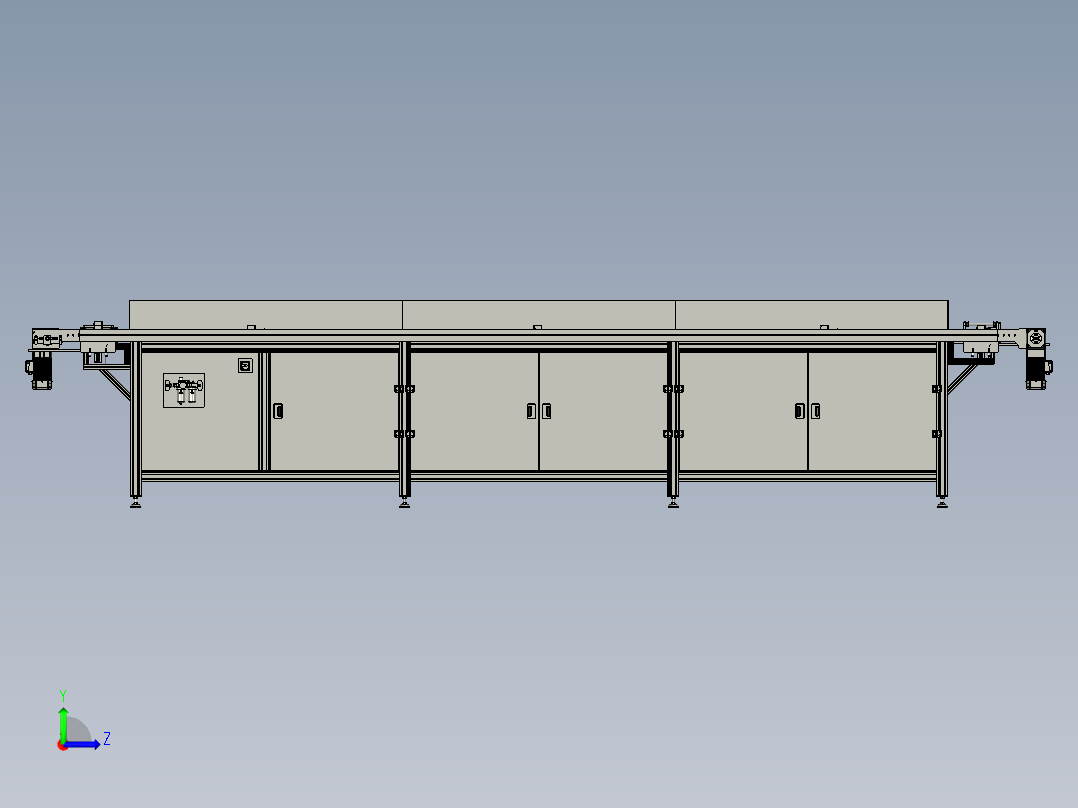 框架+线体左视图
