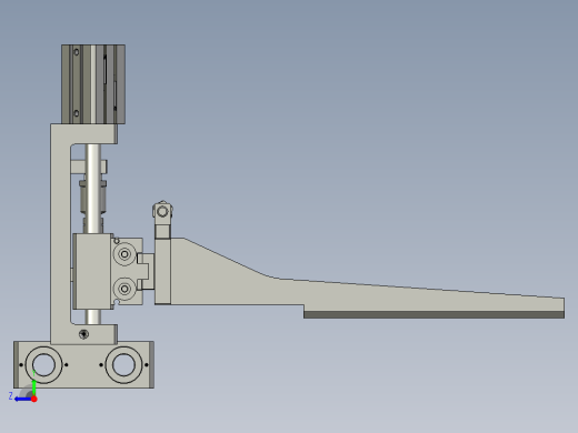 平移机构组件右视缩略图