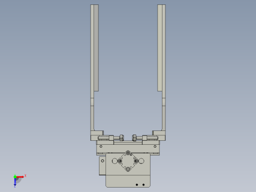 平移机构组件俯视缩略图