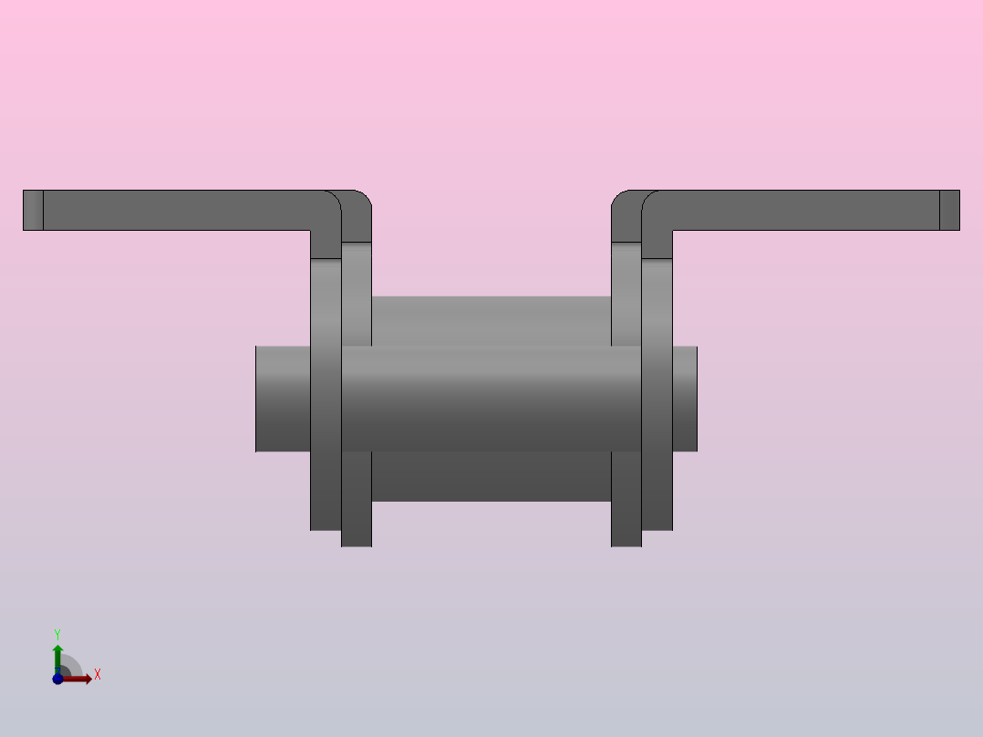 标准系列附件链条DCA10A-A1-1-10前视图
