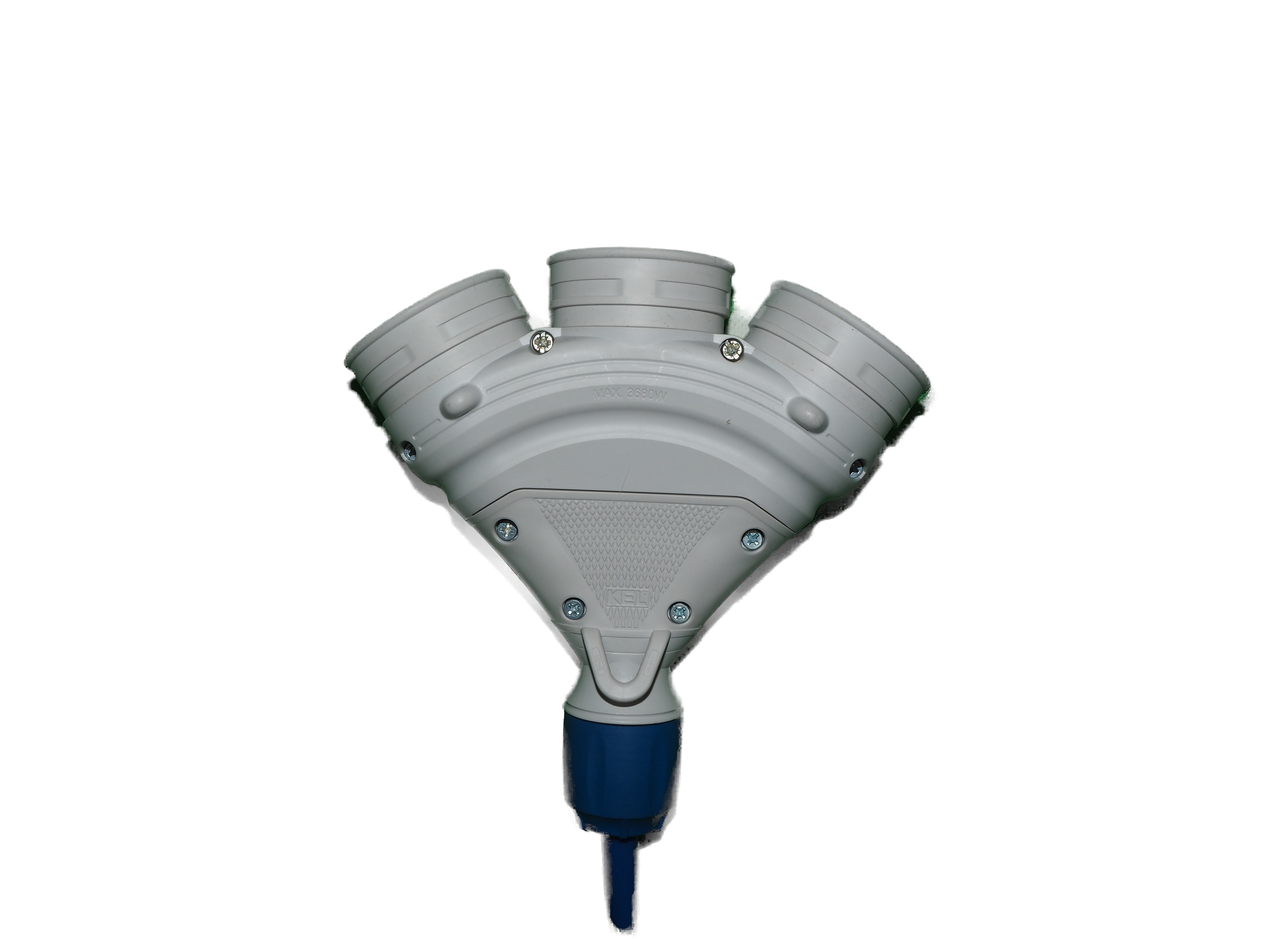 延伸引线；3 x 2.5 mm2；插座3个；PUR蓝色；5m；16A