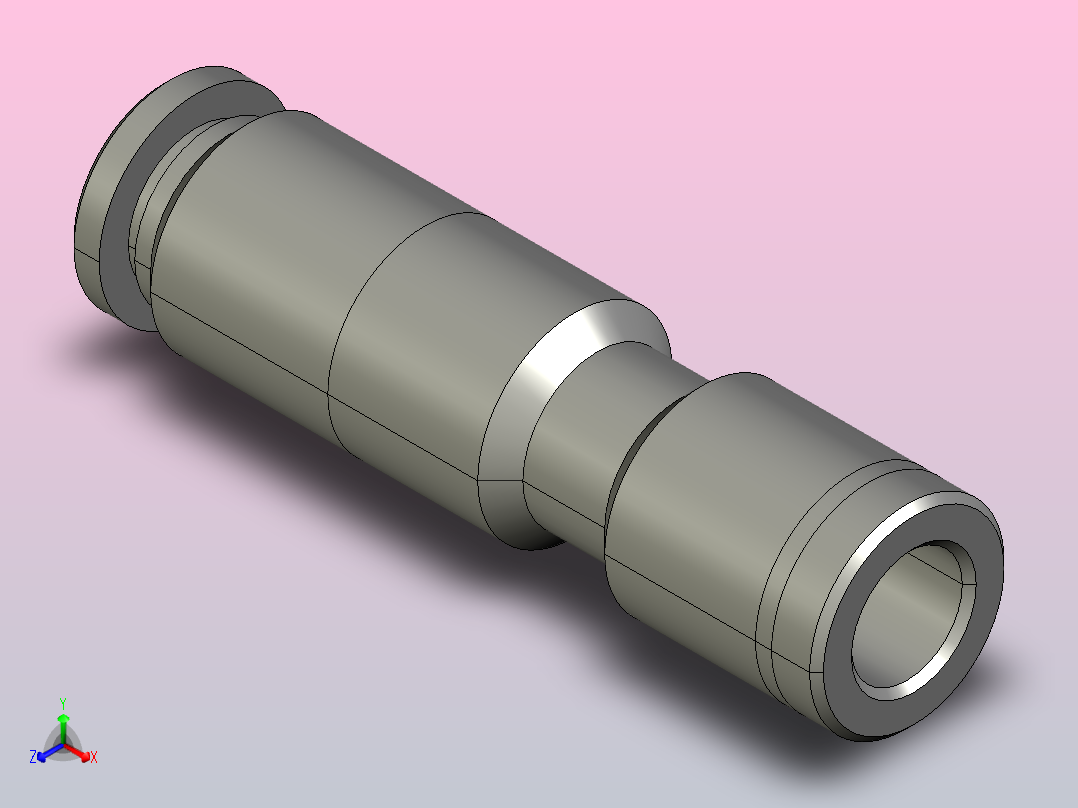 单向直通[CVPU 8]正等轴测图