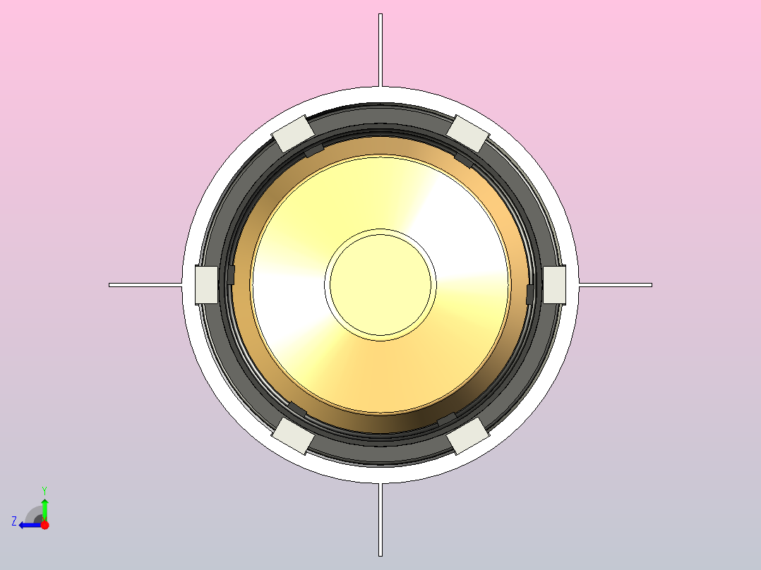 长矛 - 平流层弹丸射血和释放机制右视图