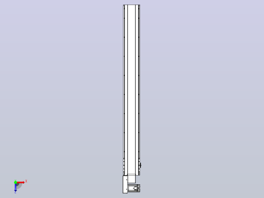 皮带直线轴半封闭可选导轨TPA-HNB-175D-140-L1500-ML-C-P75-N3俯视缩略图