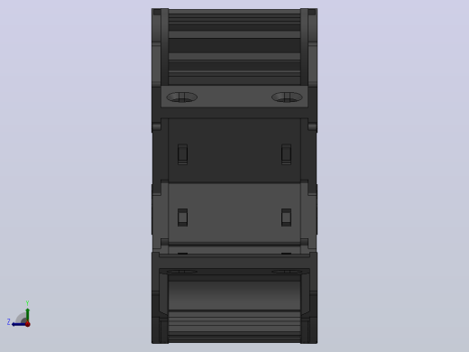 弯曲半径55内高25两侧打开型DB封闭式拖链_DMD25CDBA-25-57-55R-30右视缩略图