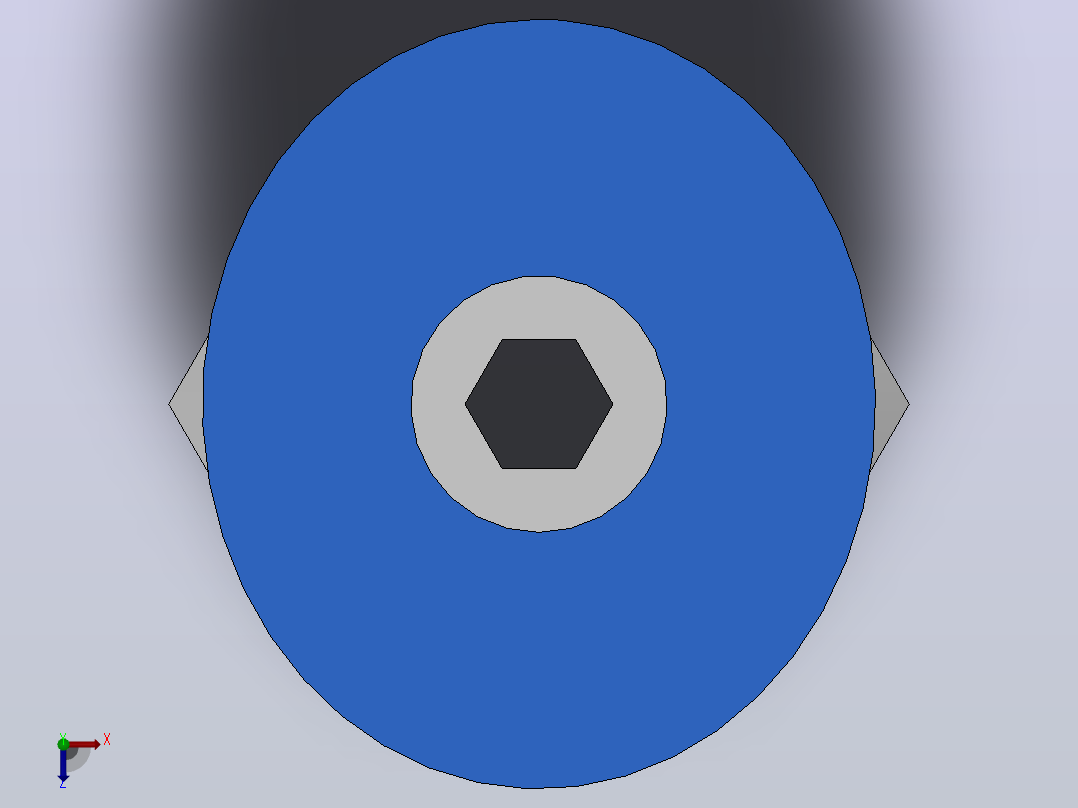 IPC 螺纹直通_IPC04-M5俯视图