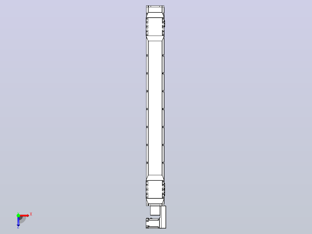 皮带直线轴双滑块型TPA-GCBS-150-P80-L550-QR-M75-N3俯视图