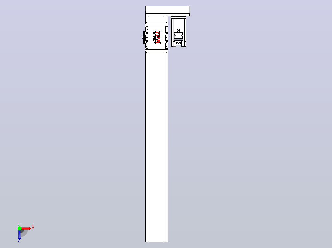 滚珠丝杠直线轴带导轨全封闭TPA-HCR-85D-1610C-L700-ML-C-P20-N3俯视图