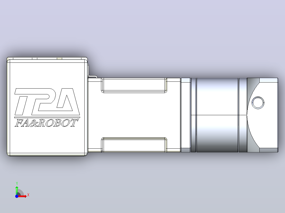 带式直线轴半闭式TPA-ONB-60-140-L1750-DR-J60-N3前视图