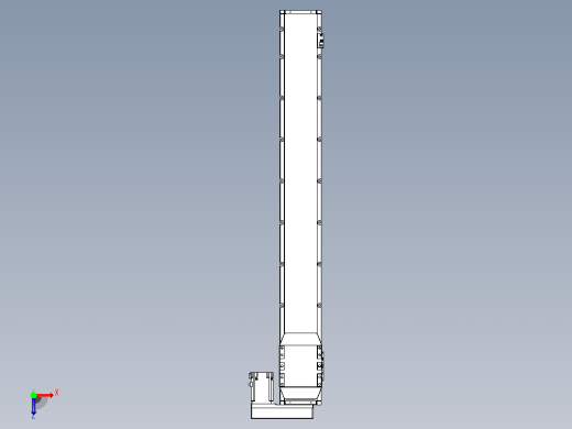 滚珠丝杠直线轴内置导轨TPA-GCR-150-2010C-L1150-MR-M75-N3俯视缩略图