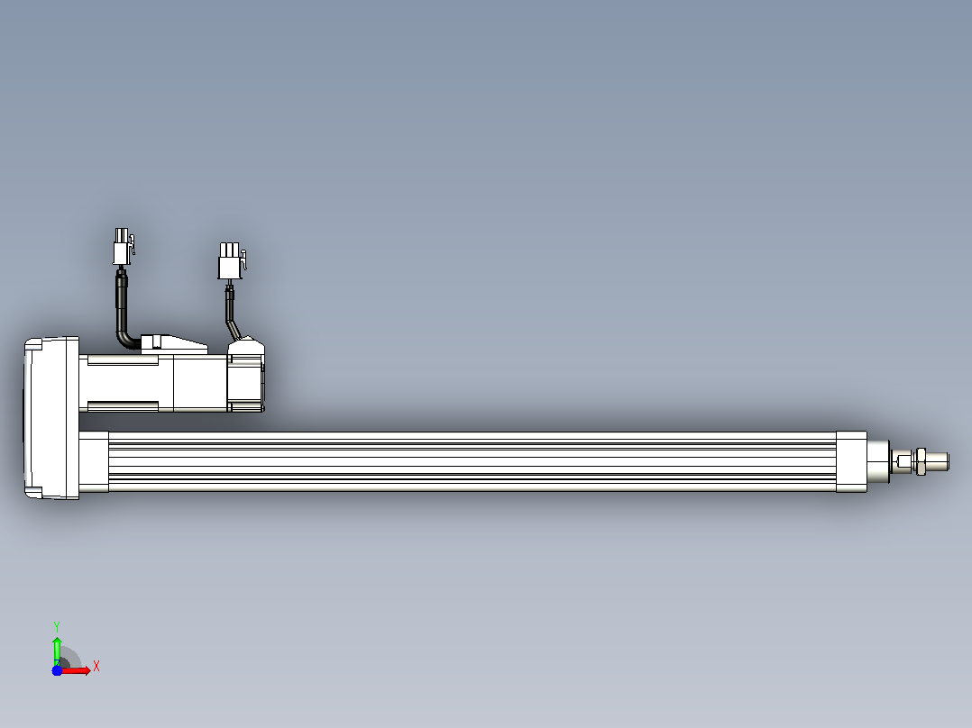 轻载电动缸TPA-ESR25-1002C-L400-MR-W-P10-C3前视图