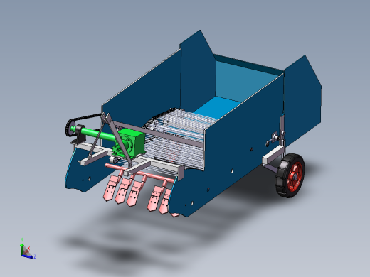 甘薯收获机 SW+CAD+说明书