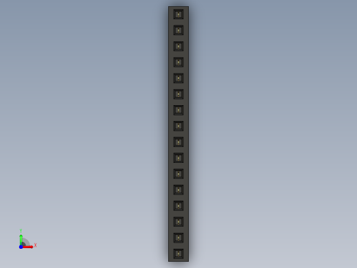 母针头Female_Header_1x16_P2.0_H4.3_straight.step前视缩略图