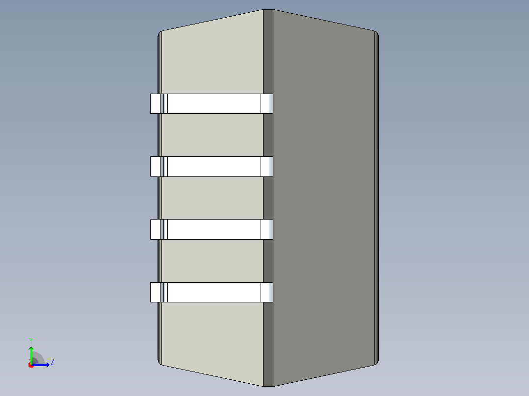 106x SOIC 封装（小外形集成电路）SOIC127P1041X445-8N左视图