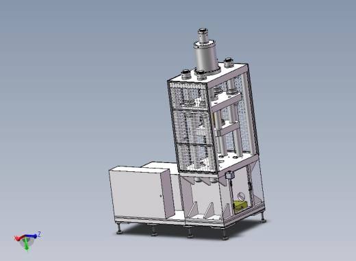 A08-冲凸台液压机 1双杠卧式侧面加工机