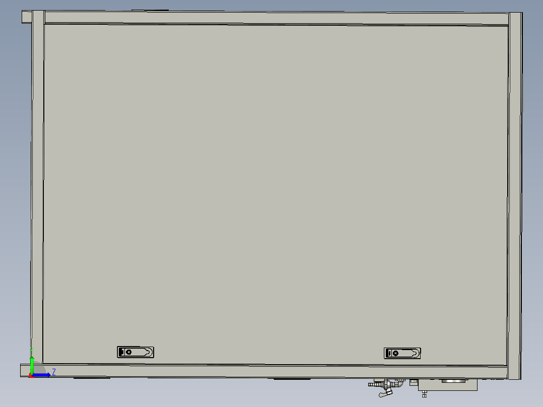 过滤杀菌水处理成套设备step左视图