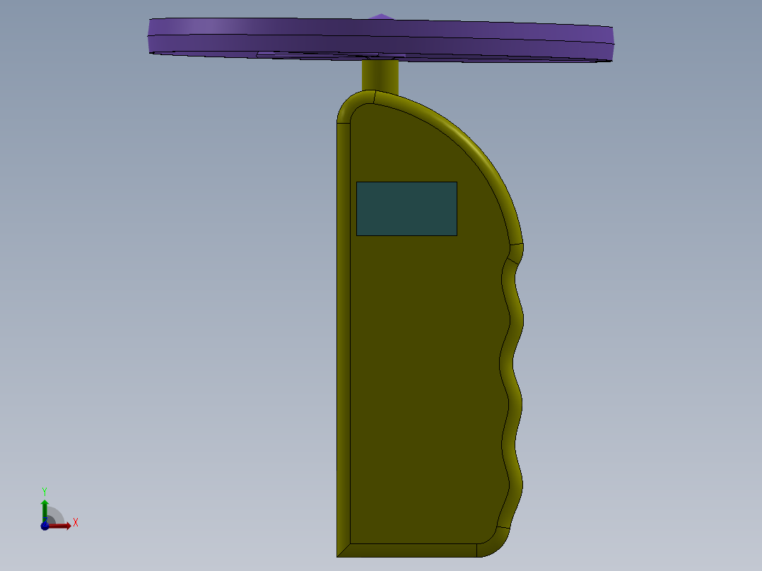 旋转陀螺-玩具前视图