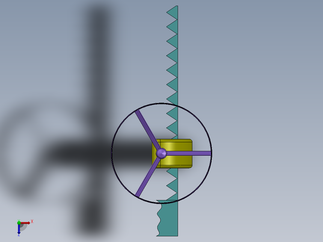 旋转陀螺-玩具俯视图