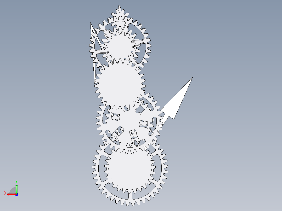11_齿轮传动之时钟工作原理新诠释后视图
