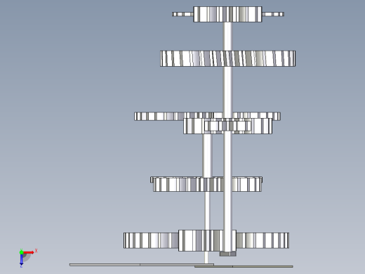 11_齿轮传动之时钟工作原理新诠释俯视缩略图