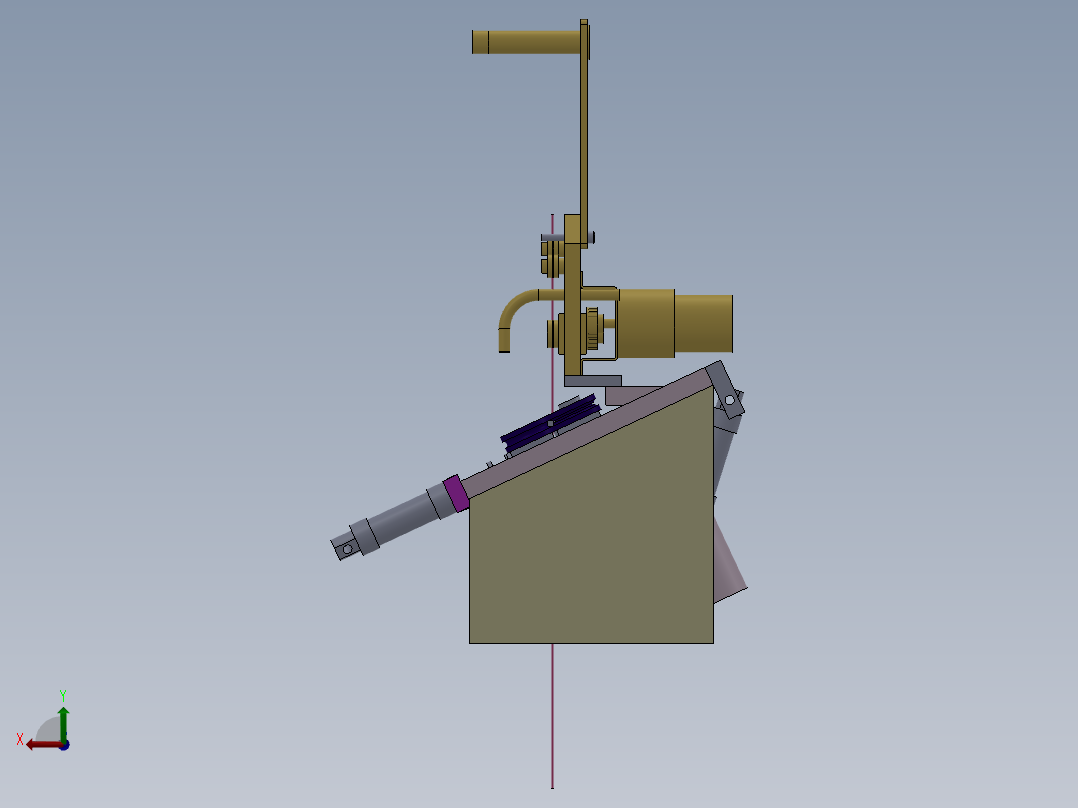 183铜焊管机后视图