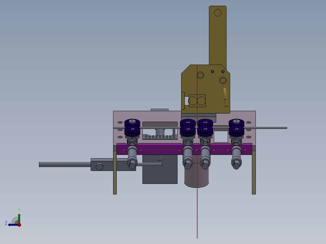 183铜焊管机右视图