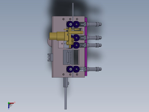 183铜焊管机俯视缩略图