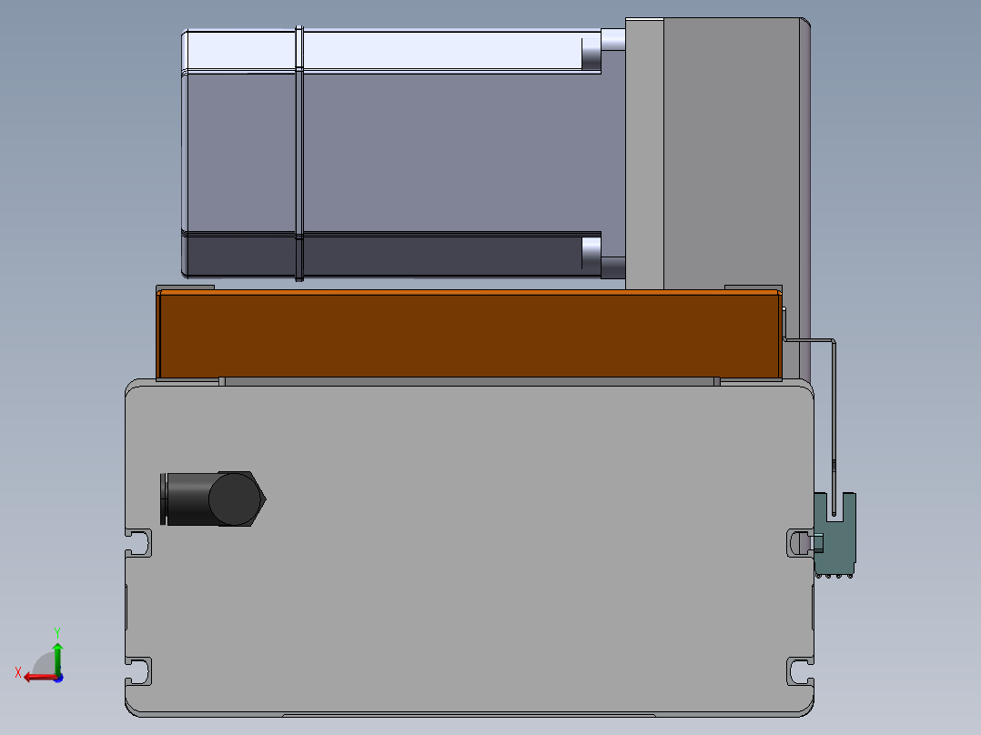 MCB同步带全封闭MCB22-LU-750W后视图