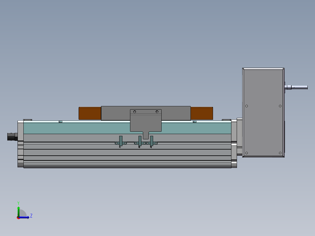 MCB同步带全封闭MCB22-LU-750W左视图