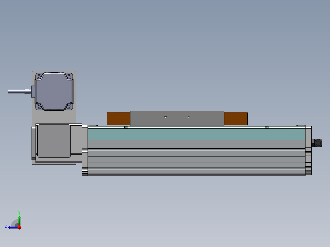 MCB同步带全封闭MCB22-LU-750W右视图