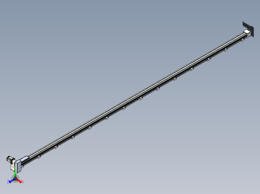 同步带滑台-欧规B8-L88-S5100-L-ZP75-D3-N10主视图