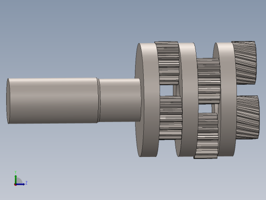 行星齿轮减速机左视缩略图