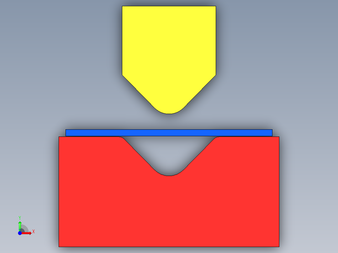 钣金折弯1前视图