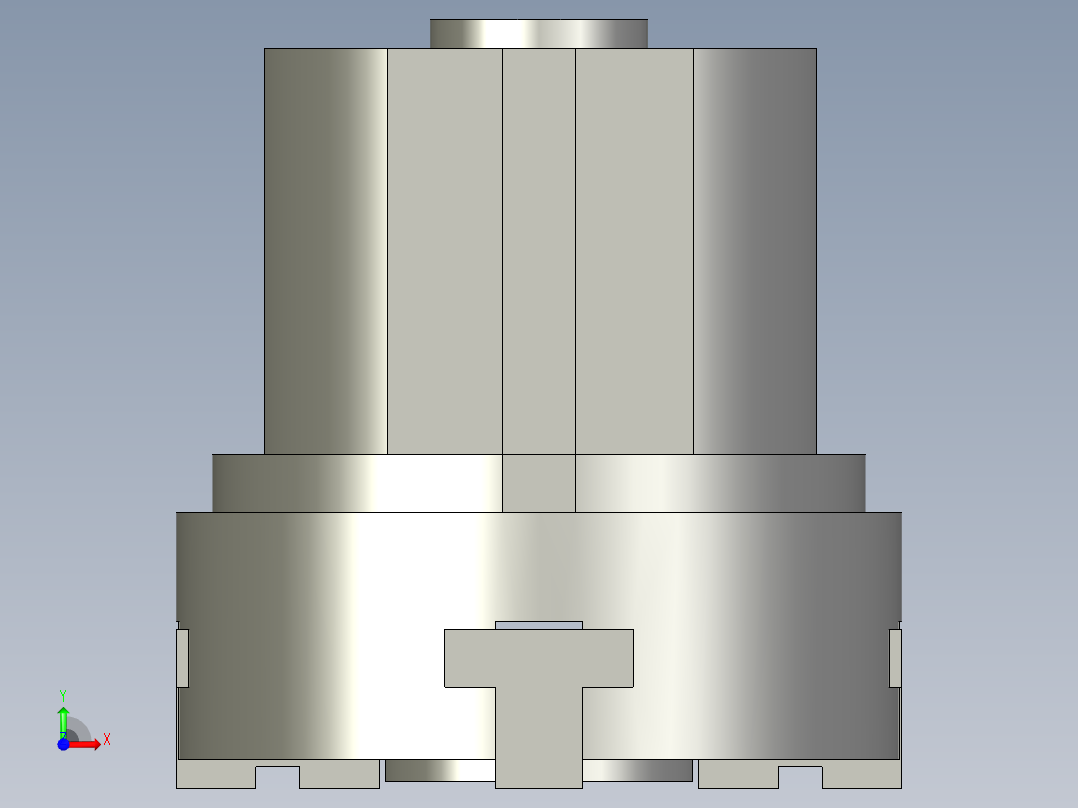 普通气爪PH02-20C前视图