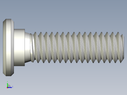 超薄型内六角螺钉-Ultra Low Profile Socket Head Screws 5-16 - 18 Thread Size 1 in Long.x_t左视缩略图
