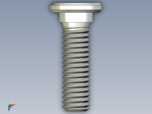 超薄型内六角螺钉-Ultra Low Profile Socket Head Screws 5-16 - 18 Thread Size 1 in Long.x_t俯视缩略图