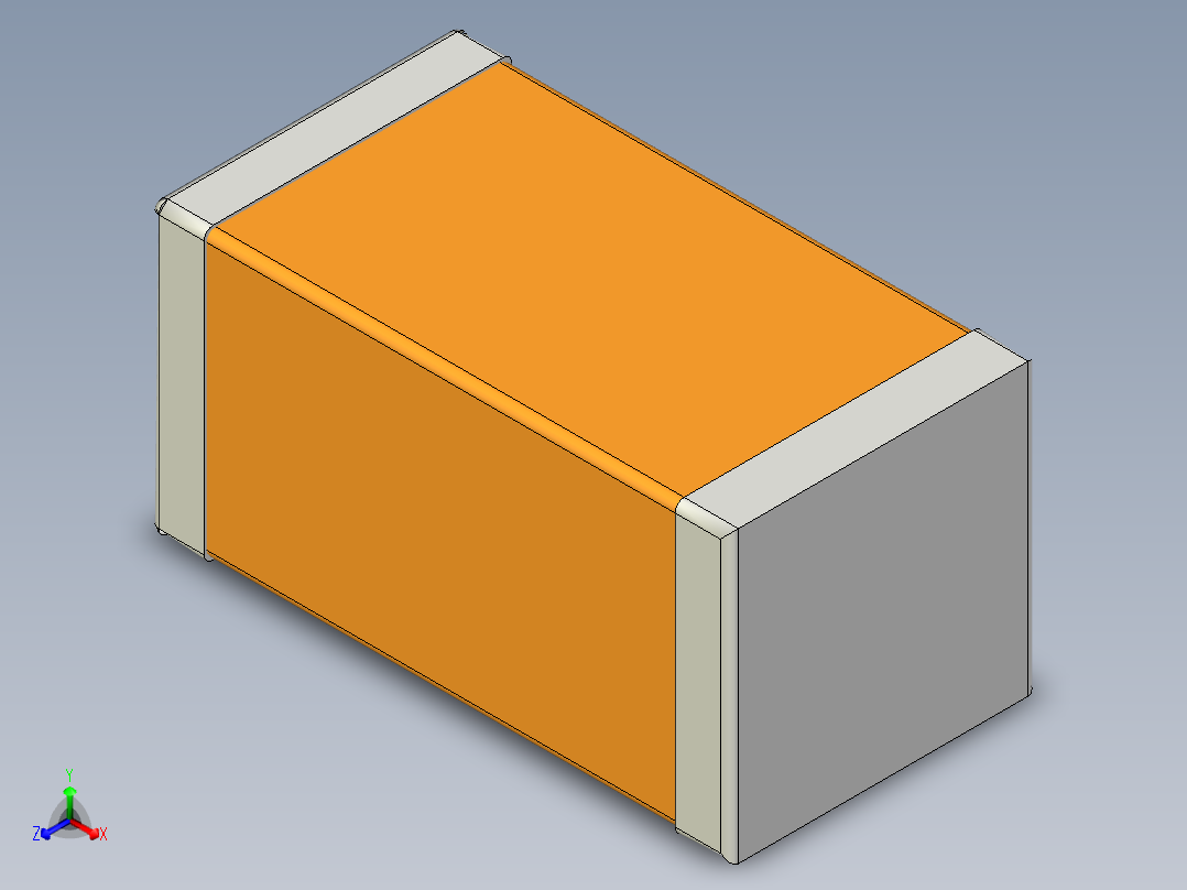 元器件3D封装C1206_17040主视图