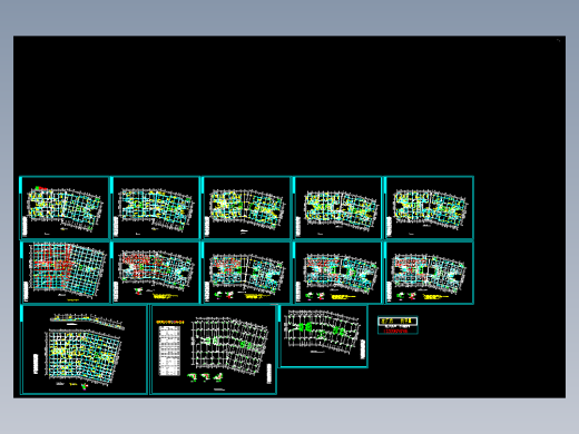 东莞某花园框架结构施工图