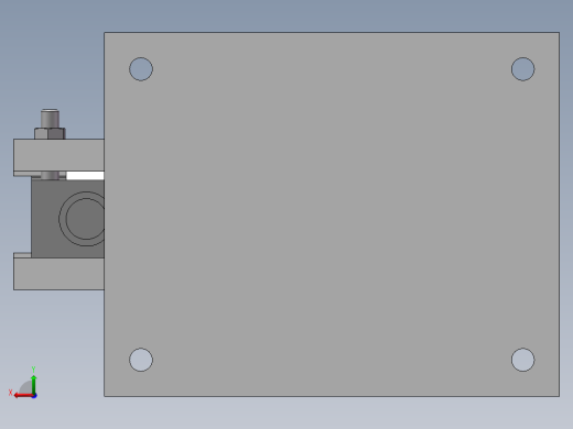 排气管末端焊接工装夹具后视缩略图