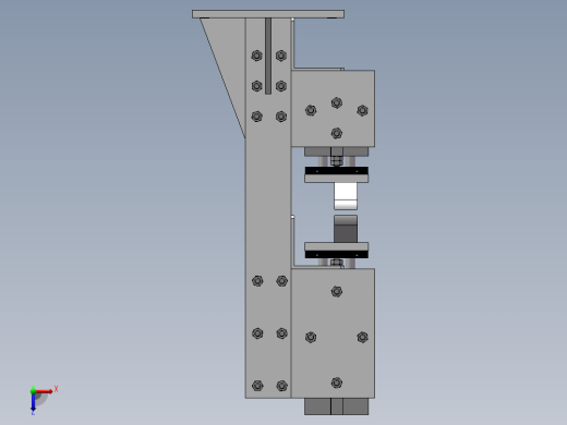 排气管末端焊接工装夹具俯视缩略图