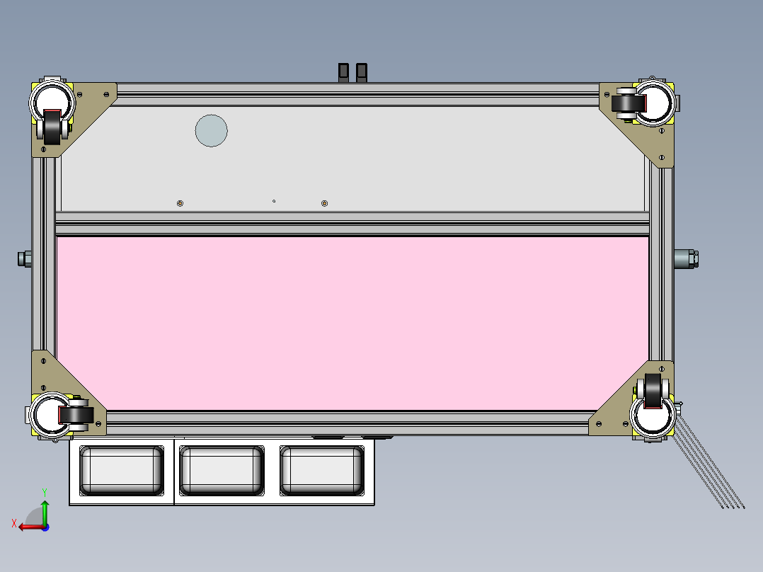 SX5F内开拉手组装设备sw18后视图