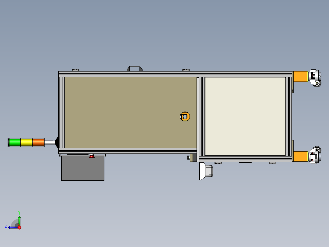 SX5F内开拉手组装设备sw18右视图