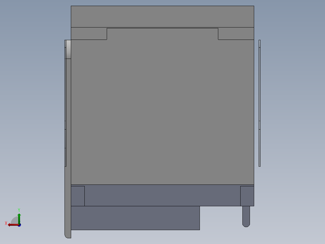 客车、公交车(21)后视图