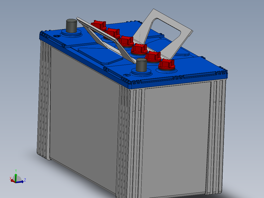 电池仓、电池(40)