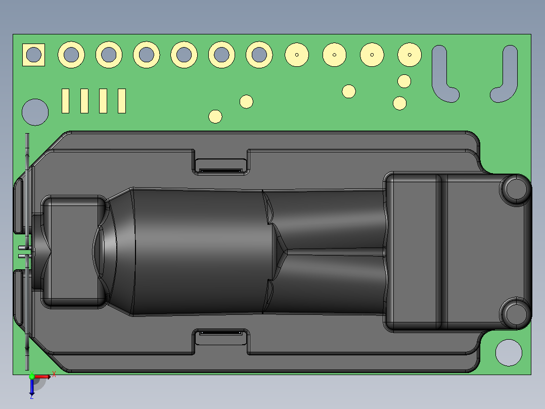 Sensirion SCD30 CO2 传感器..zip俯视图