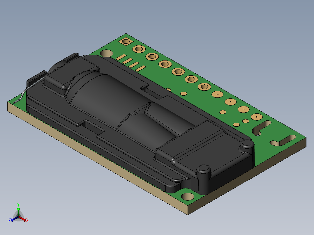 Sensirion SCD30 CO2 传感器..zip正等轴测图