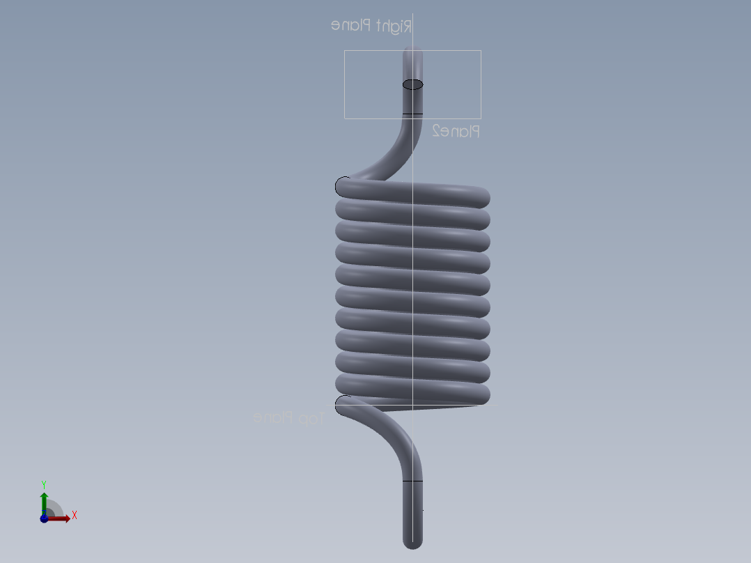 A3004596-扭转弹簧前视图