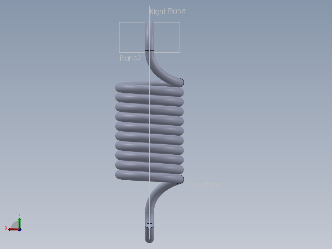 A3004596-扭转弹簧后视图