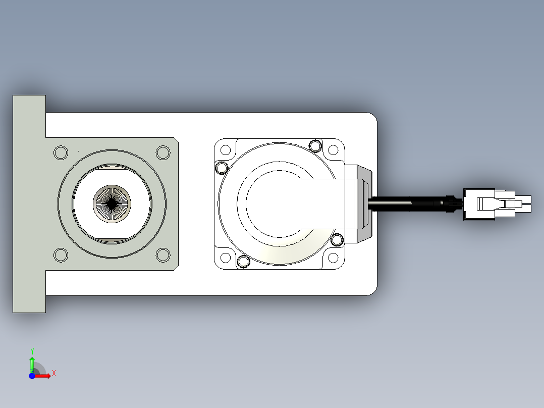 伺服电缸G-220191前视图