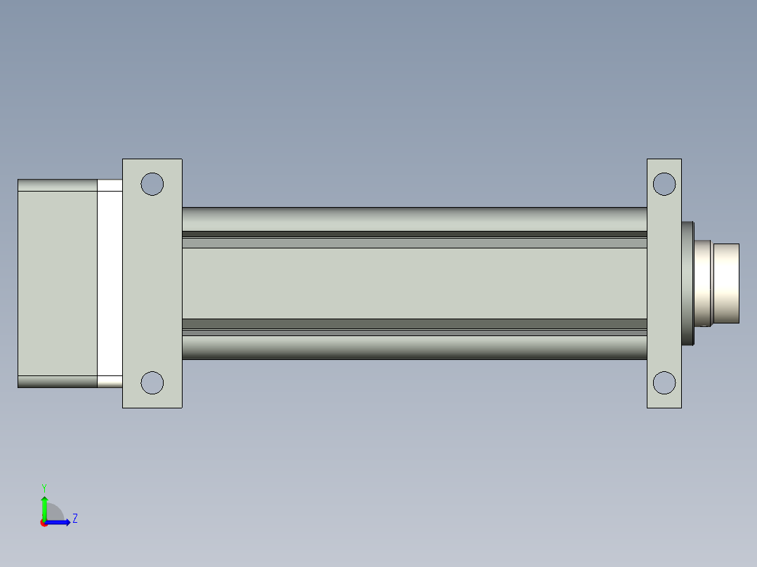 伺服电缸G-220191左视图